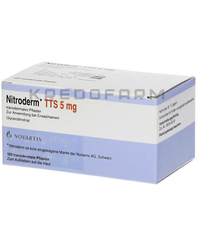 Нитродерм пластырь ● Nitroderm