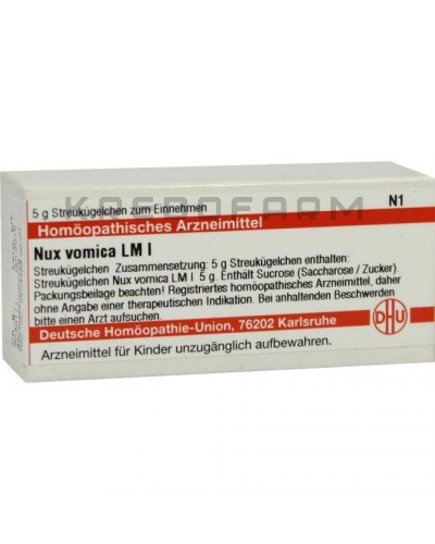 Нукс Воміка ампули, глобули, рідина, краплі, розчин, розчин для ін'єкцій, суміш, таблетки ● Nux Vomica