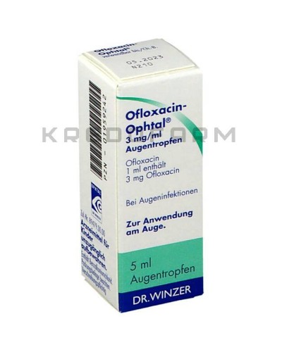 Офлоксацин краплі, мазь, таблетки ● Ofloxacin