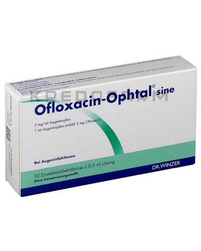 Офлоксацин капли, мазь, таблетки ● Ofloxacin