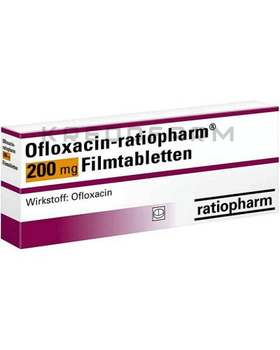 Офлоксацин краплі, мазь, таблетки ● Ofloxacin