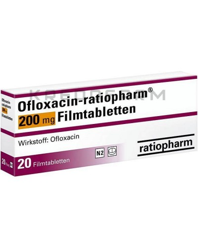 Офлоксацин капли, мазь, таблетки ● Ofloxacin