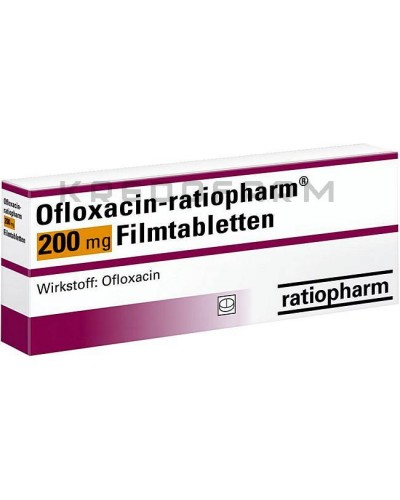 Офлоксацин краплі, мазь, таблетки ● Ofloxacin