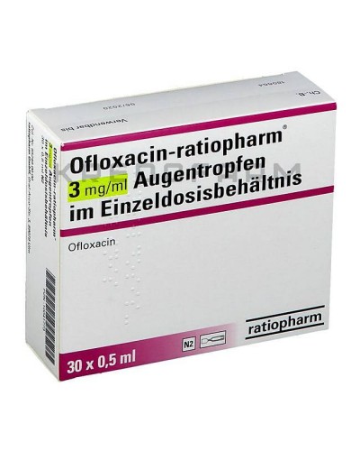 Офлоксацин краплі, мазь, таблетки ● Ofloxacin