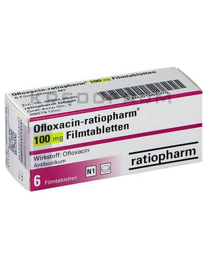 Офлоксацин капли, мазь, таблетки ● Ofloxacin