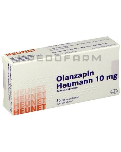 Оланзапин таблетки ● Olanzapin