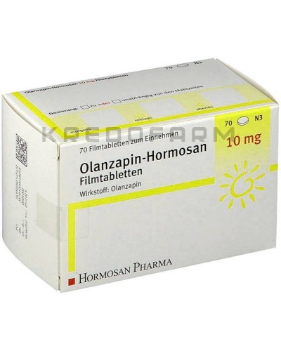 Оланзапин таблетки ● Olanzapin