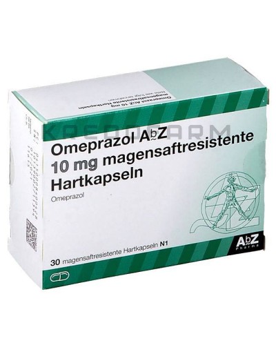 Омепразол капсули, таблетки ● Omeprazol