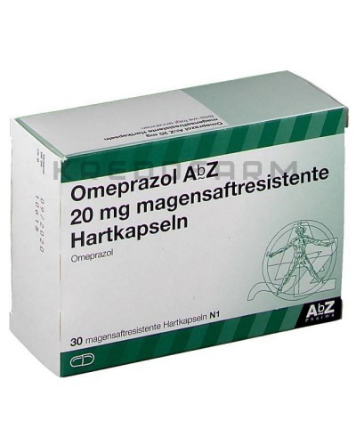 Омепразол капсули, таблетки ● Omeprazol