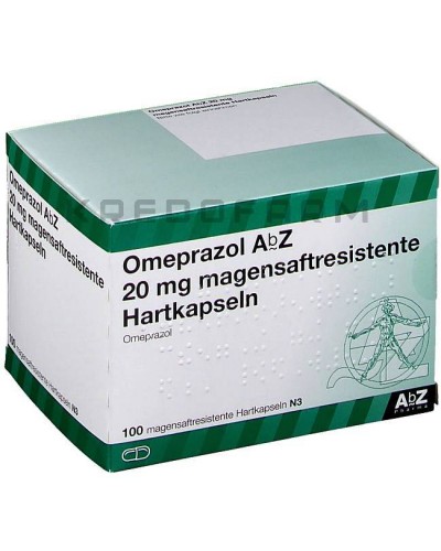 Омепразол капсулы, таблетки ● Omeprazol