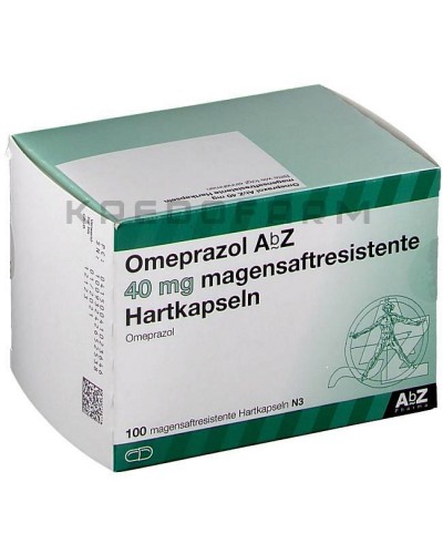 Омепразол капсулы, таблетки ● Omeprazol