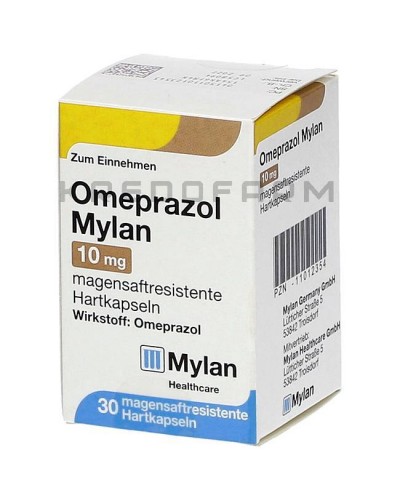 Омепразол капсулы, таблетки ● Omeprazol