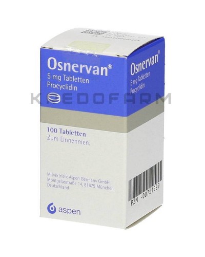 Оснерван таблетки ● Osnervan