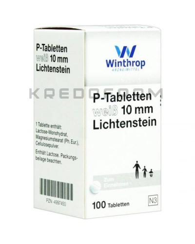 П Таблеттен таблетки ● P Tabletten