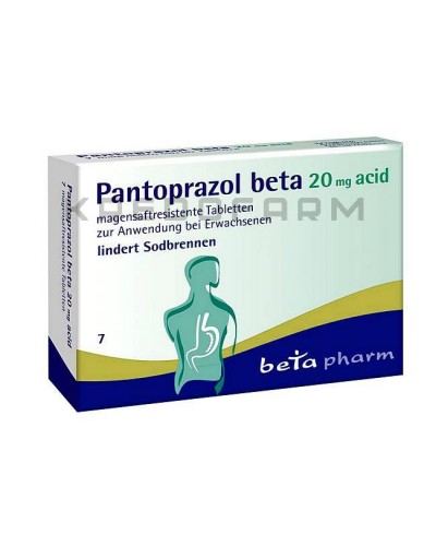 Пантопразол порошок, таблетки ● Pantoprazol