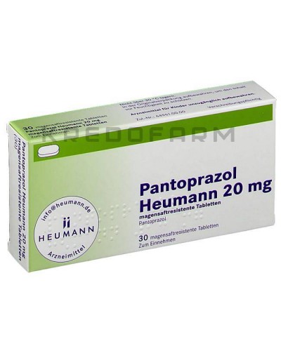 Пантопразол порошок, таблетки ● Pantoprazol