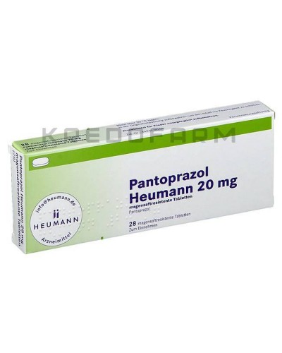 Пантопразол порошок, таблетки ● Pantoprazol