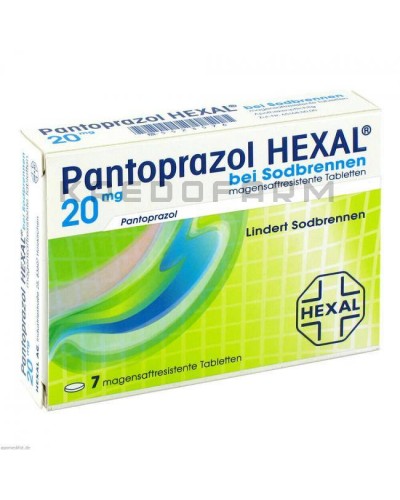 Пантопразол порошок, таблетки ● Pantoprazol