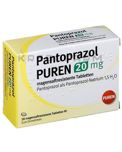 Пантопразол порошок, таблетки ● Pantoprazol