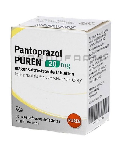 Пантопразол порошок, таблетки ● Pantoprazol