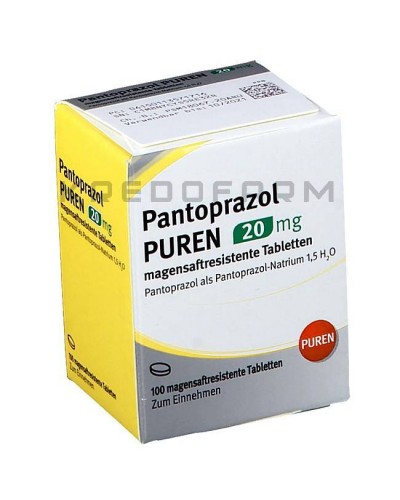 Пантопразол порошок, таблетки ● Pantoprazol