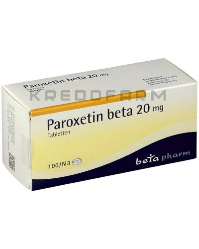 Пароксетин краплі, таблетки ● Paroxetin