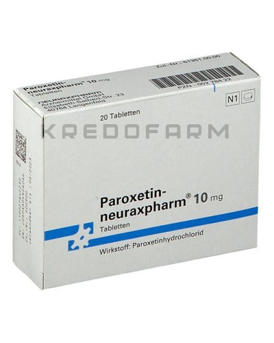 Пароксетин краплі, таблетки ● Paroxetin