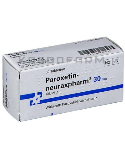 Пароксетин краплі, таблетки ● Paroxetin