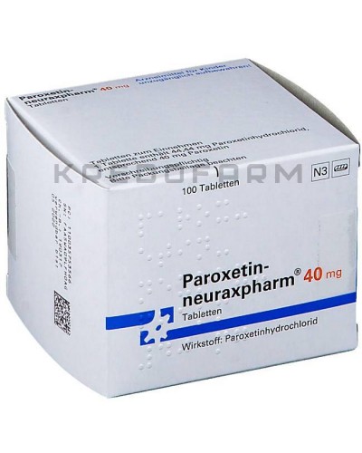 Пароксетин краплі, таблетки ● Paroxetin