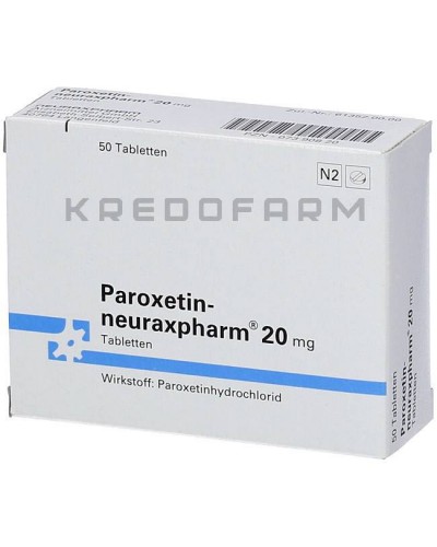 Пароксетин краплі, таблетки ● Paroxetin