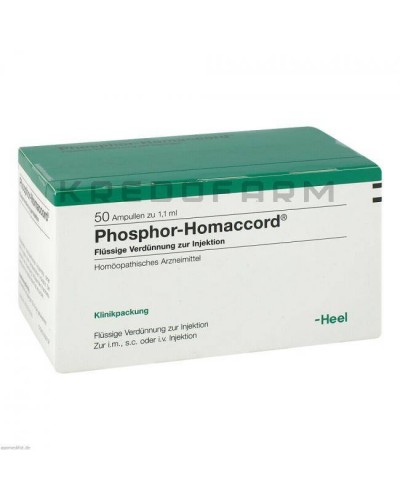 Фосфор Хомаккорд ампулы, капли ● Phosphor Homaccord