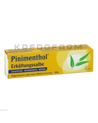 Пиниментол крем, мазь ● Pinimenthol