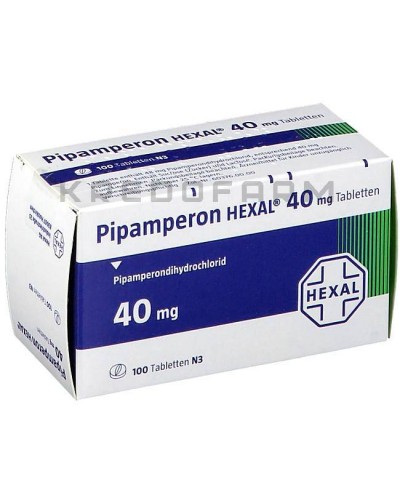 Пипамперон раствор, таблетки ● Pipamperon