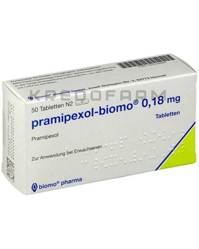 Праміпексол таблетки ● Pramipexol