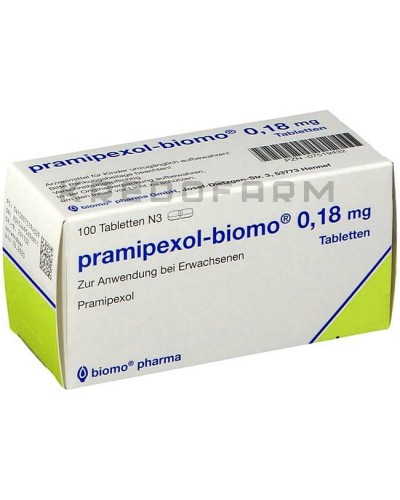 Праміпексол таблетки ● Pramipexol