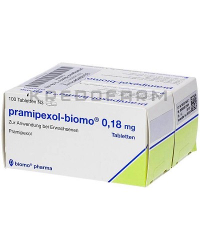 Праміпексол таблетки ● Pramipexol