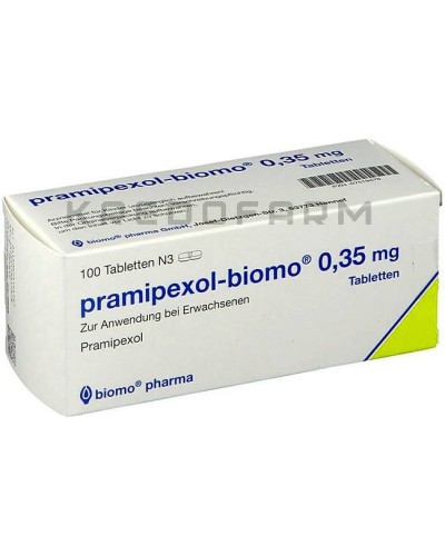 Праміпексол таблетки ● Pramipexol