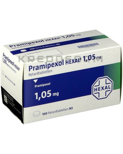 Праміпексол таблетки ● Pramipexol