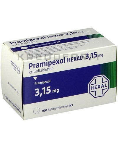 Праміпексол таблетки ● Pramipexol