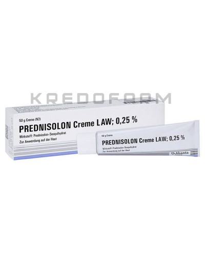 Преднізолон крем, мазь, суспензія, таблетки ● Prednisolon