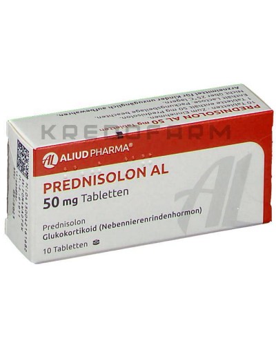 Преднизолон крем, мазь, суспензия, таблетки ● Prednisolon