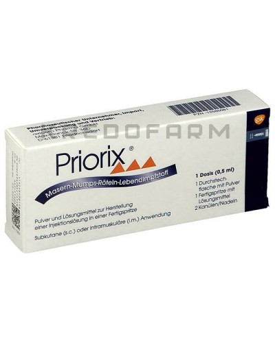 Пріорикс порошок, шприци ● Priorix