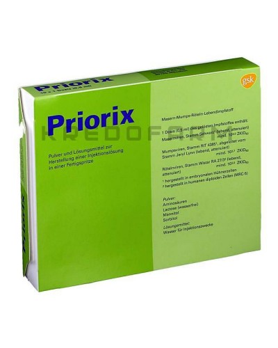 Пріорикс порошок, шприци ● Priorix