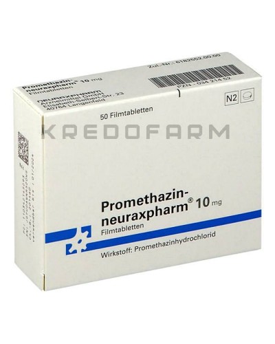 Прометазин капли, раствор, таблетки ● Promethazin