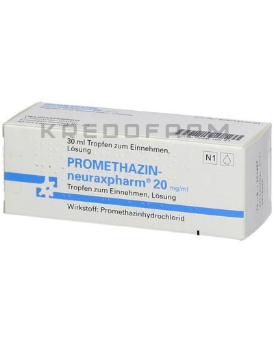 Прометазин капли, раствор, таблетки ● Promethazin