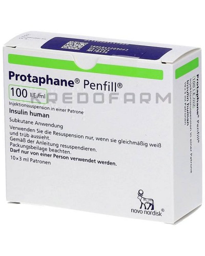 Протафан картриджі, суспензія ● Protaphane