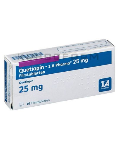 Кветиапин таблетки ● Quetiapin