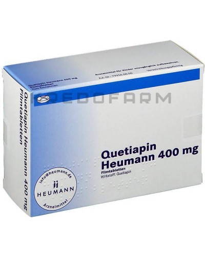 Кветиапин таблетки ● Quetiapin