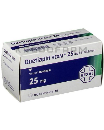 Кветиапин таблетки ● Quetiapin