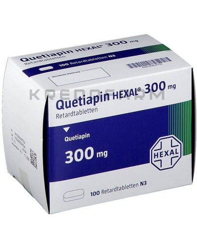 Кветиапин таблетки ● Quetiapin